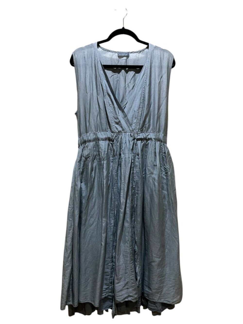 CP Shades Julia Dress Silk‎ & Cotton Lagenlook Flowy Blue